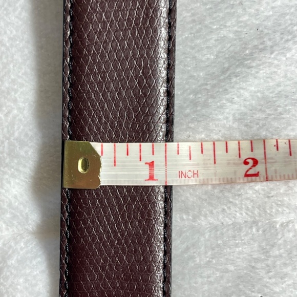 Men’s Brown Belt Snake Grain Split Cowhide 36 - Picture 5 of 7